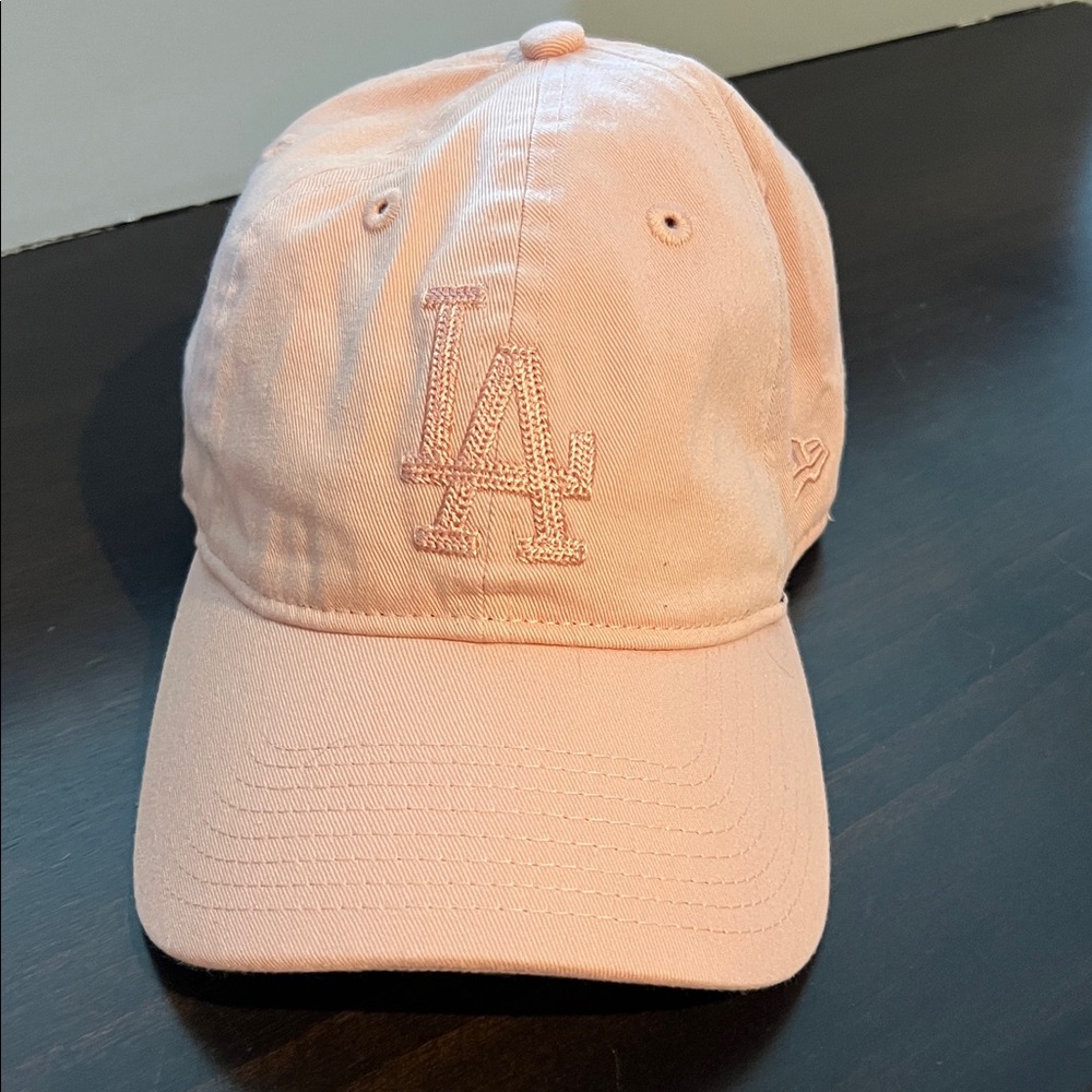 NWOT * New Era LA Embroidered Baseball Cap - Blush Pink